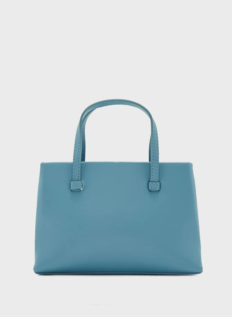 MANGO Twiggy Top Handle Tote
