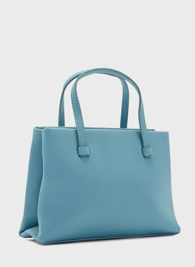 MANGO Twiggy Top Handle Tote