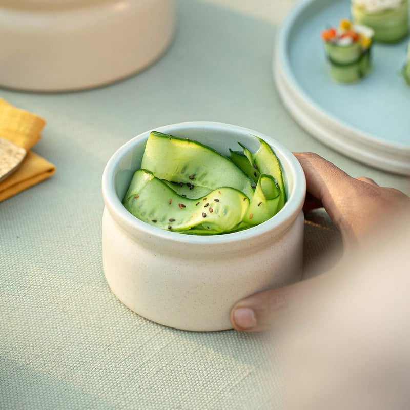 Ellementry Serene Sky Ceramic Nut Bowl - Image 1
