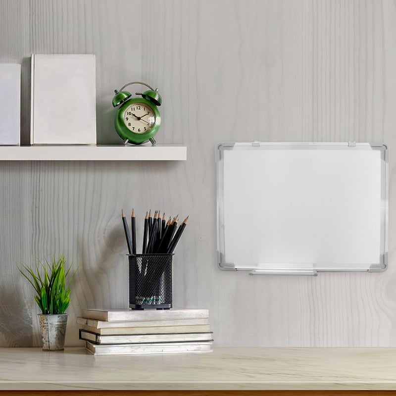 لوح أبيض 20 × 30 سم قابل للمسح الجاف مثبت على الحائط من جانب واحد لوحة مذكرات للمنزل المكتب الفصل الدراسي - Image 5