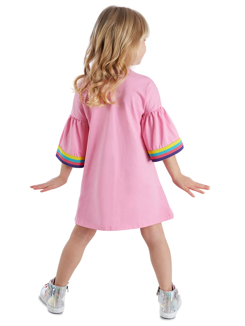 Denokids Unicorn Pink Girl Dress