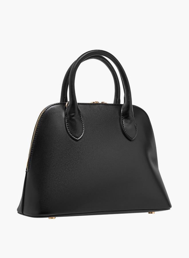 سيليست حقيبة يد بشعار مع مقبض وإغلاق بسحاب - Image 4