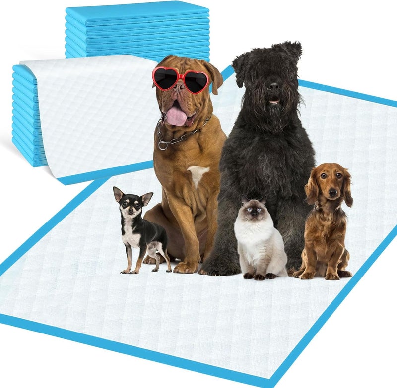 SUPRONLOVE Pee Pads for Dogs 31"X55" Dog Pads Extra Large 100count,XXXXL Puppy Pee Pads Leak-Proof & Super Absorbent Pet Dog Pee Pads,Thicken Disposable Potty Pads Puppy Training Pads for Cats Rabbits - Image 1