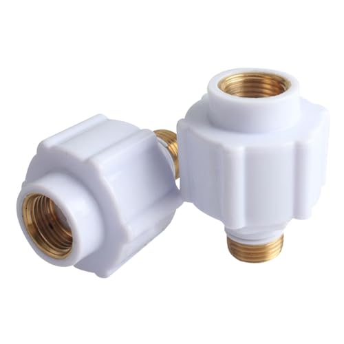 ARTIBETTER Electric Water Heater Insulation Wall with Copper Head Leakproof Anti-Electric Wall Accessories for Solar Hot Water Systems 2.55 X 2.04 X 2.04 Inches 2 Pieces - Image 1