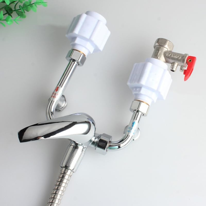 ARTIBETTER Electric Water Heater Insulation Wall with Copper Head Leakproof Anti-Electric Wall Accessories for Solar Hot Water Systems 2.55 X 2.04 X 2.04 Inches 2 Pieces - Image 2