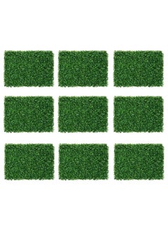 LINGWEI 40x60cm Artificial Wall Grass 9Pcs  - Image 1