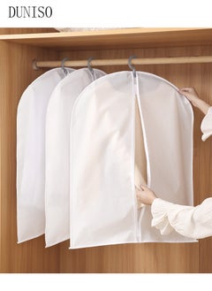 DUNISO 10 Pack Clear Garment Bags for Hanging Clothes with Full Zipper, Dust Proof Clothes Bag Travel Hanging Garment Bags for Closet Storage, Suit Bags for Short Clothes 60*100cm  - Image 5
