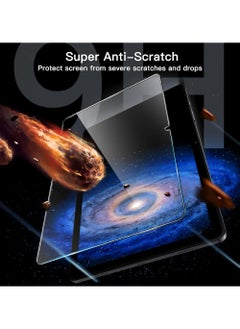 Rock Pow Screen Protector for Samsung Galaxy Tab A9+ / A9 Plus 11-Inch 2023 with Easy Installation Frame Tempered Glass Film HD Clear 2pcs  - Image 4