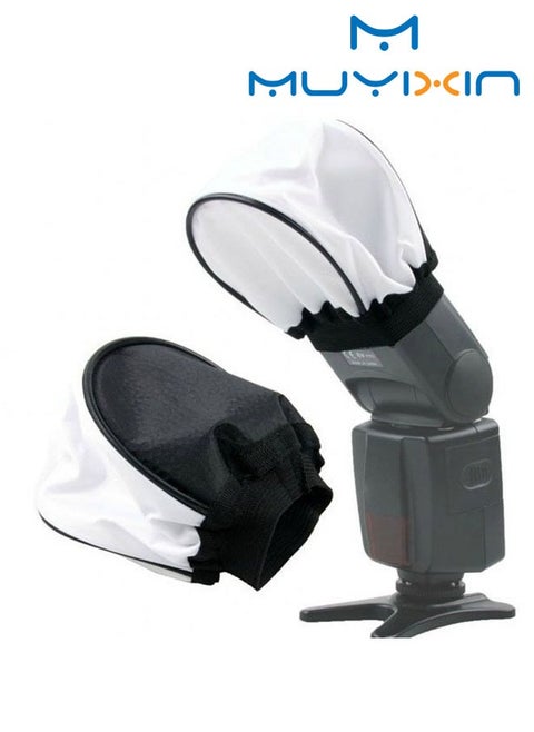 Camera Flash Softbox Soft Cloth Mini Bounce Diffuser Cap For Speedlight For Canon Nikon Sony Godox