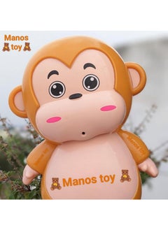 Manos Moving Monkey Musical Toy, Talking Toy for Children, Voice Recorder, Voice Repeat, Dancing Monkey Baby Toy  - Image 3