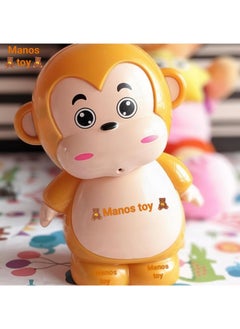 Manos Moving Monkey Musical Toy, Talking Toy for Children, Voice Recorder, Voice Repeat, Dancing Monkey Baby Toy  - Image 2