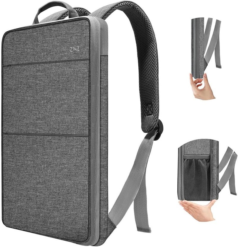 ZINZ Slim & Expandable Laptop Backpack 15 15.6 16 Inch Case, Water Resistant Travel Backpack Compatible with MacBook Pro/Neo 16" 15", Dell XPS 15 16 and Most 15" 15.6" 16" Notebooks - Image 1