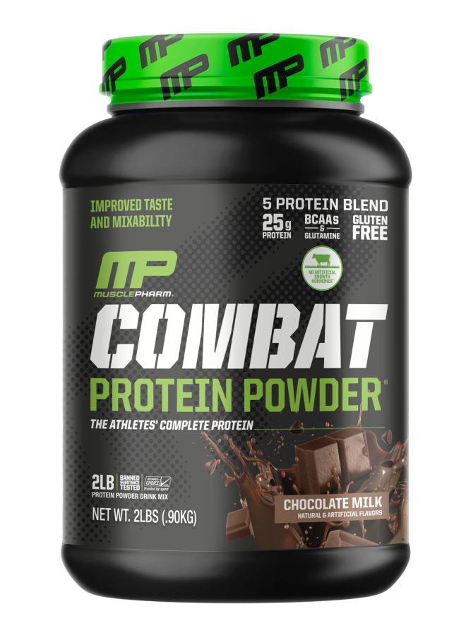 MusclePharm Combat Protein Powder Chocolate Milk 2 lbs (0.9 kg)