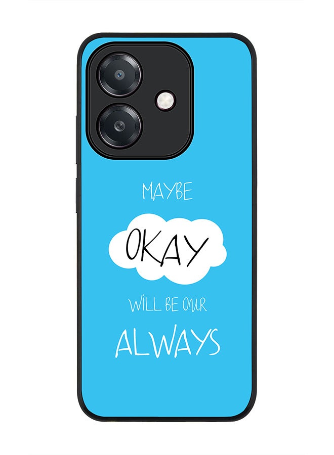 Stylizedd For Oppo A5i Case,Slim fit Camera Protection, Shockproof Thin Phone cover  - Maybe Okay