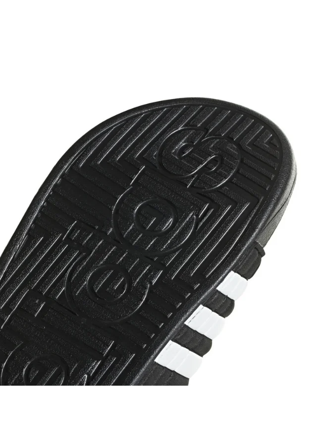 adidas أديداس أديساج سلايدز رياضية سوداء للجنسين مقاس 4