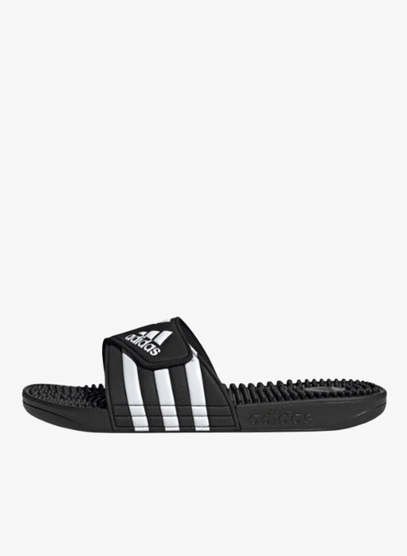 Adidas CBLACK/FTWWHT/CBLACK Adissage Slides  | Best Price UAE