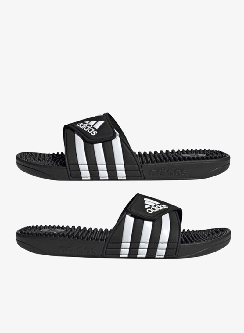 اديداس أديداس أديساج سلايدز رياضية سوداء للجنسين مقاس 4 - Image 3