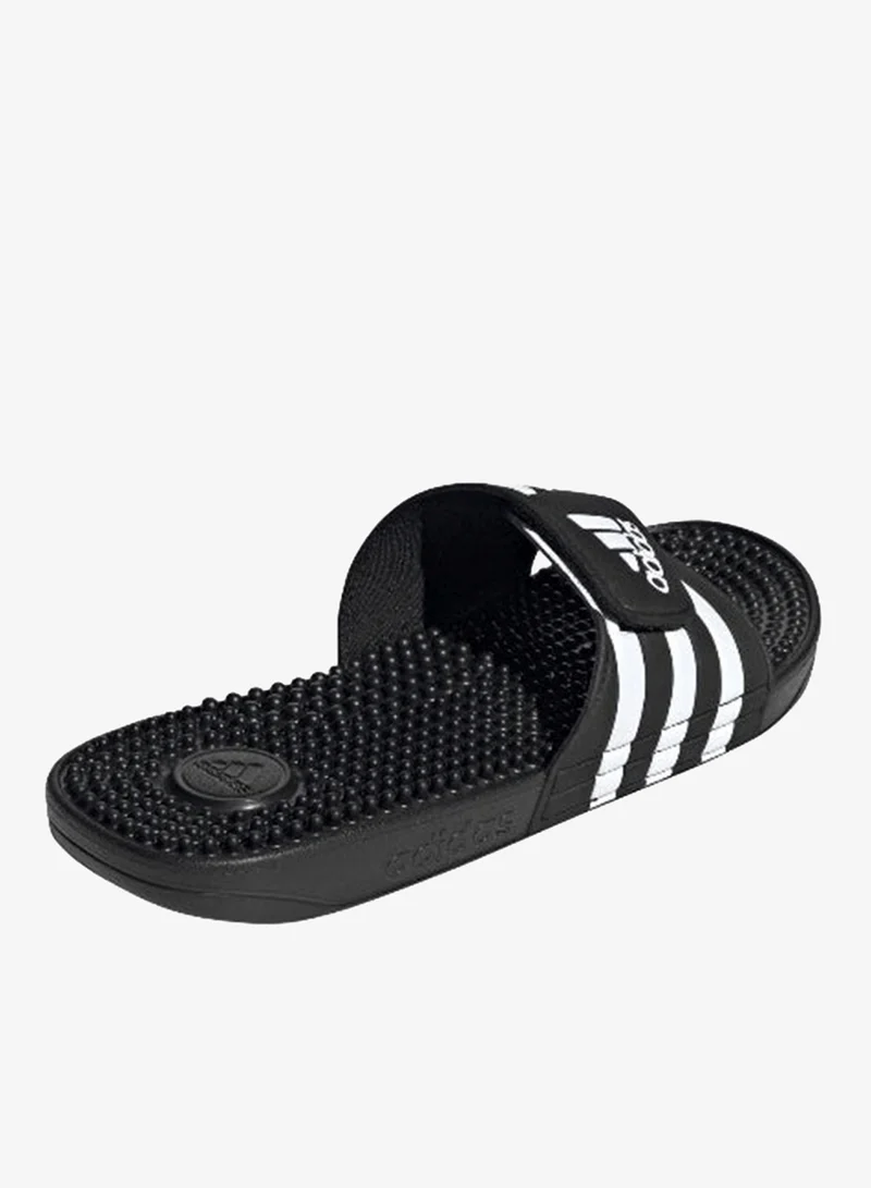Adidas CBLACK/FTWWHT/CBLACK Adissage Slides  | Best Price UAE