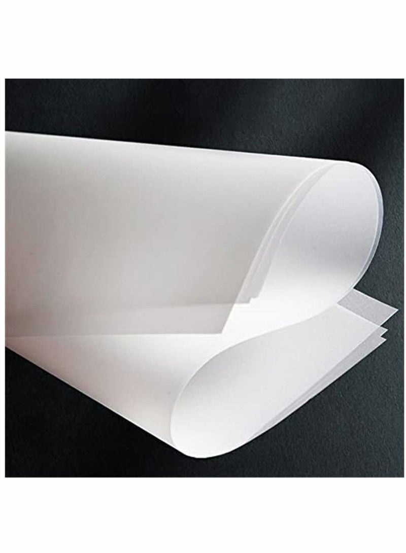 SYOSI 100 Sheets Tracing Paper, 8.5 x 11 inches Artists Tracing Paper White Trace Paper Translucent Clear Paper for Sketching Tracing Drawing Animation - Image 4