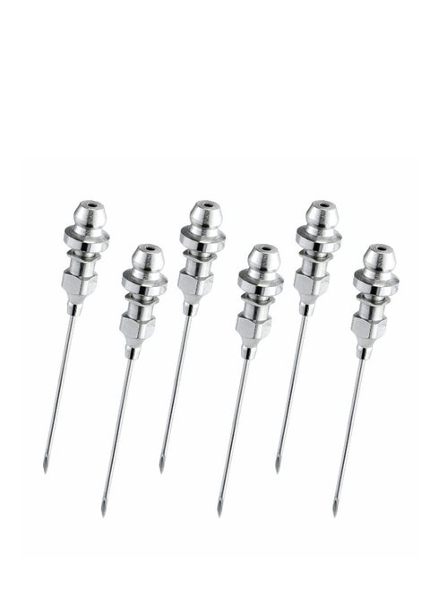 Bearing Grease Injector Needle，Removable Needle Grease Dispenser 6pcs，for Injecting Grease Into Sealed Bearings and CV Joints
