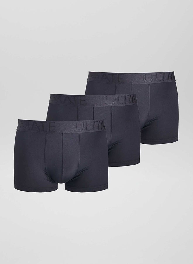Kiabi Pack of 3 pairs of stretch microfibre boxer shorts  - Image 1