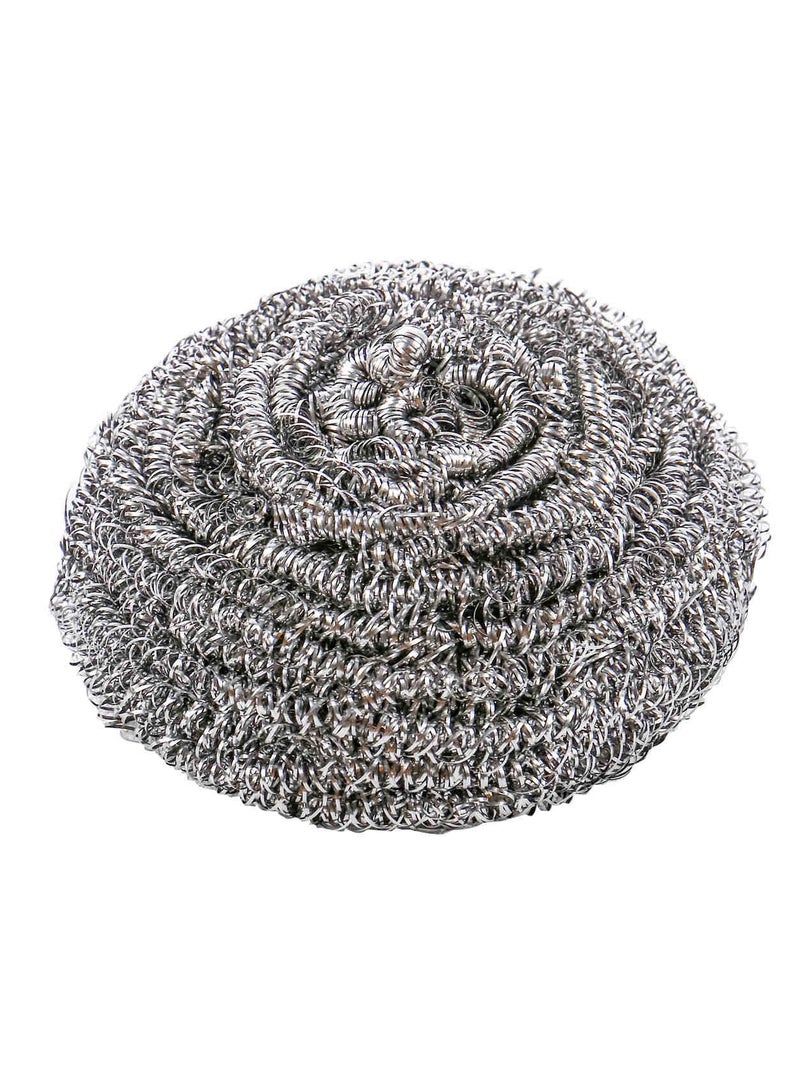 YORK Scrubber Steel Spiral Dish Washer, Kitchen Metal Scrubber - Image 1