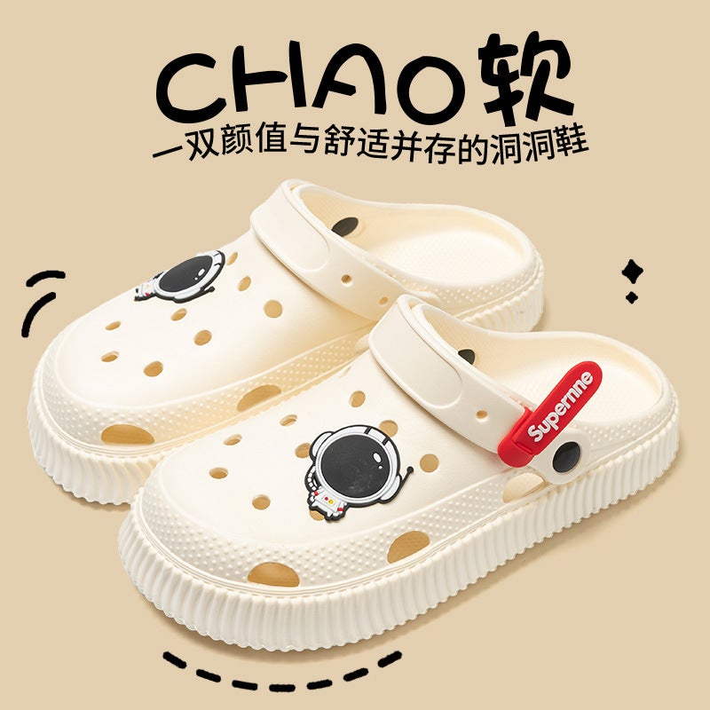 Croc Shoes For Girls, Outer Wear For Couples, Baotou Slippers, Women'S Sandals, Women'S Home Shoes, Women'S Sandals, Men'S Clogs, Men'S Clogs - Image 4
