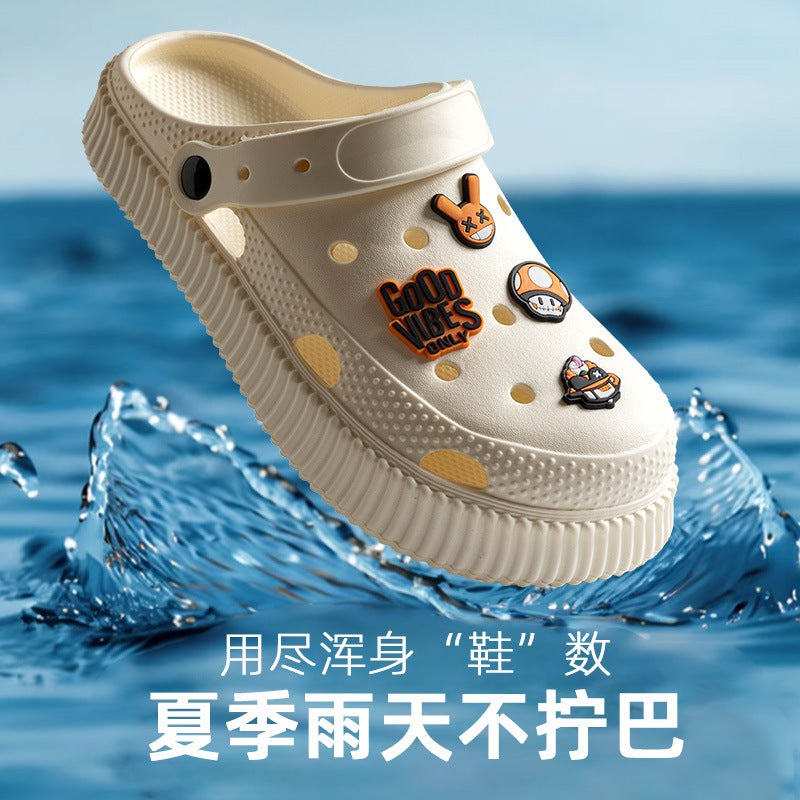 Croc Shoes For Girls, Outer Wear For Couples, Baotou Slippers, Women'S Sandals, Women'S Home Shoes, Women'S Sandals, Men'S Clogs, Men'S Clogs - Image 5