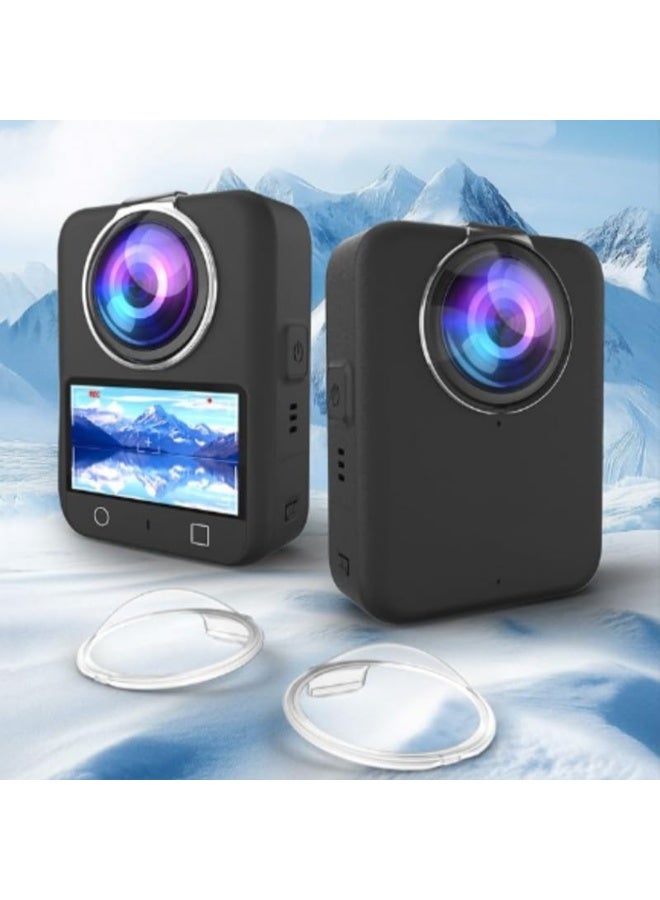 Lens Guard Protector for DJI OSMO 360 Sports Camera PC Protective Mirror Lens Protective Cover Goggle Anti-Fog Camera Lens Cap Compatible with DJI OSMO 360 Accessories - Image 2