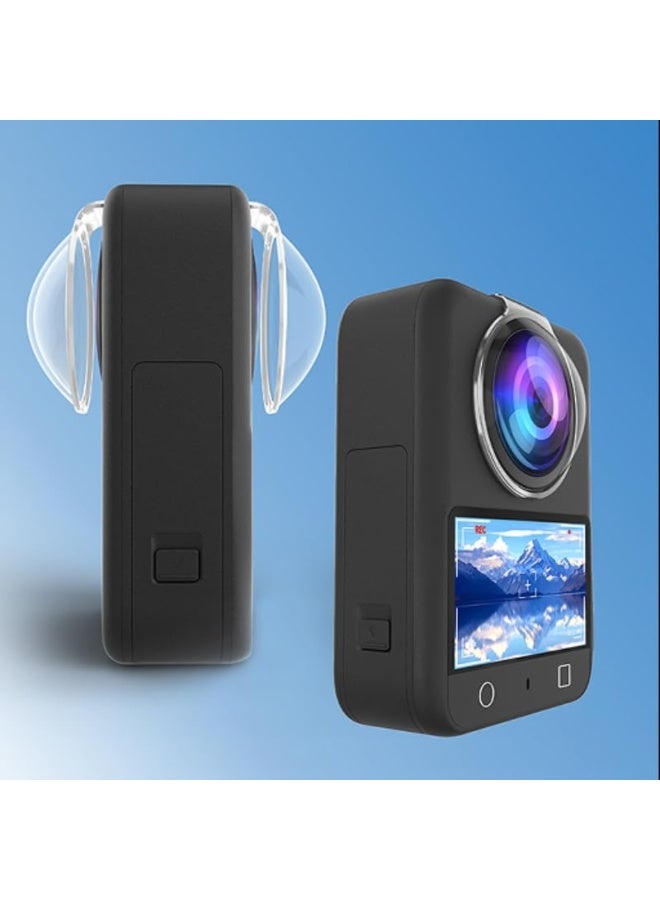 Lens Guard Protector for DJI OSMO 360 Sports Camera PC Protective Mirror Lens Protective Cover Goggle Anti-Fog Camera Lens Cap Compatible with DJI OSMO 360 Accessories - Image 5