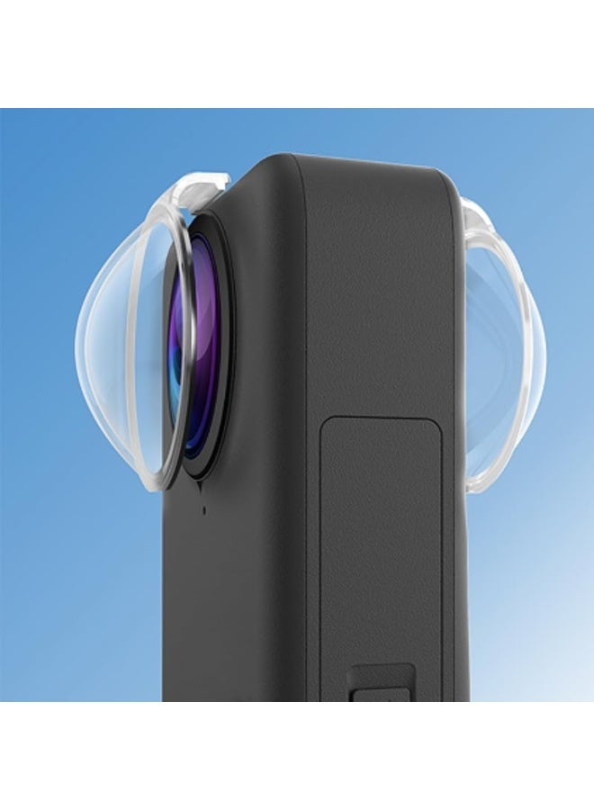 Lens Guard Protector for DJI OSMO 360 Sports Camera PC Protective Mirror Lens Protective Cover Goggle Anti-Fog Camera Lens Cap Compatible with DJI OSMO 360 Accessories - Image 3