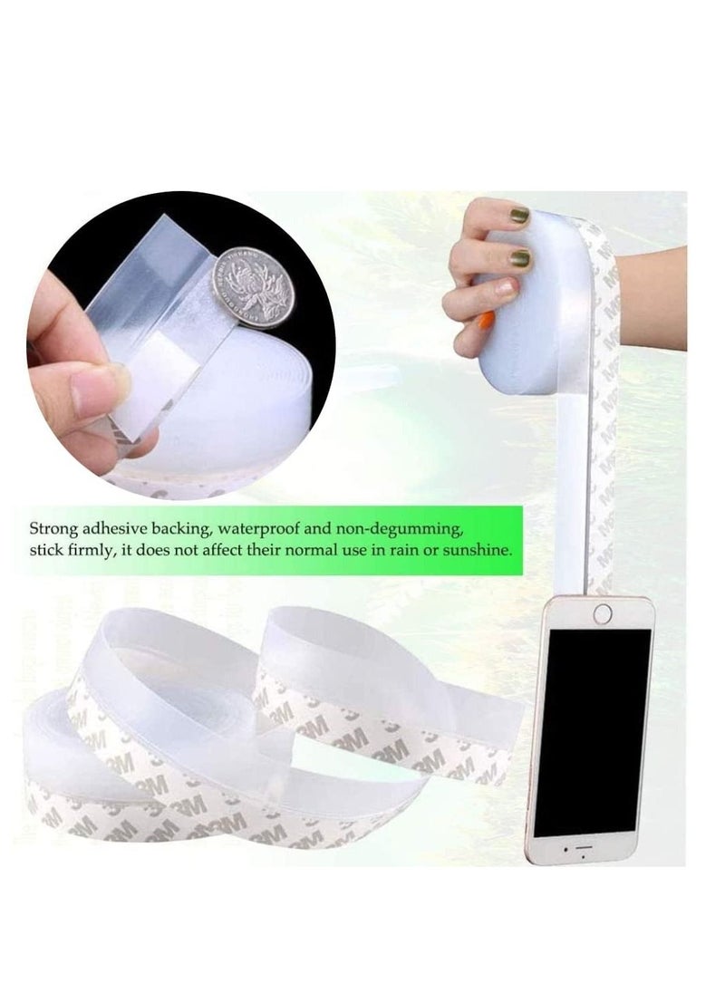 TYCOM - Silicone Seal Strip and Weather Stripping with Self Adhesive for Bottom of Doors Door Draft Stopper 3M Weather Stripping Door Bottom Gap Replacement Strip Roll Soundproof 35MM. - Image 1