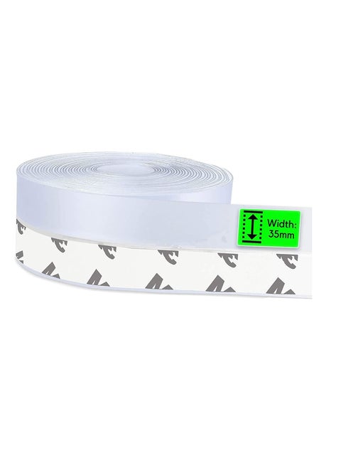 Silicone Seal Strip and Weather Stripping with Self Adhesive for Bottom of Doors Door Draft Stopper 3M Weather Stripping Door Bottom Gap Replacement Strip Roll Soundproof 35MM.