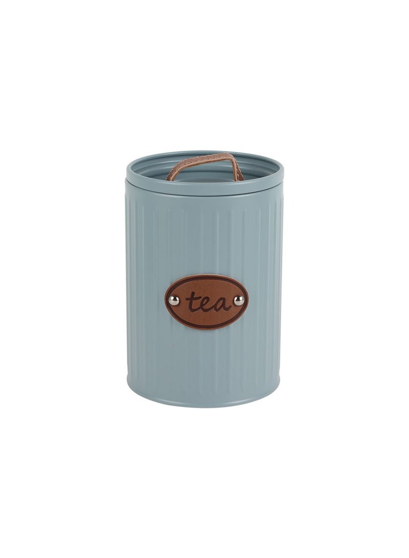 DANUBE HOME Astra 3-Piece Metal Storage Jar Set with Leather Handle and Name Plate – Durable Kitchen Containers, Airtight Metal Jars for Pantry, Spice, Coffee Storage, Stylish Organization -1100ml - Image 5