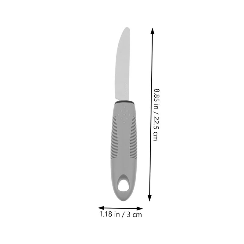 Adaptive Utensils Set for Elderly Non Slip TPR Handles Durable Tableware for Rehabilitation - Image 3