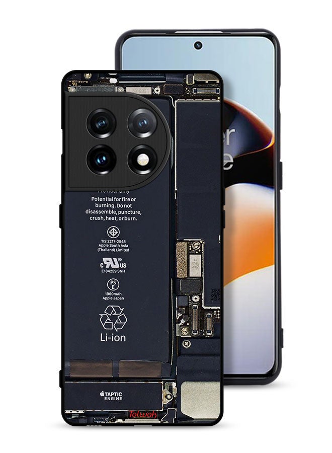 Tolwak OnePlus 11 5G Protective Case Cover Phone Circuit Pattern - Image 1