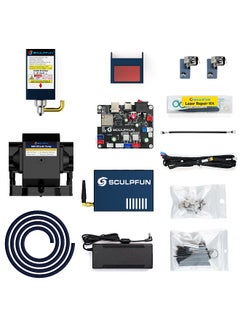 Original 33W Laser Module Kit with 32-bit Motherboard High-speed Air Assist Pump and XY Limit Switch Direct Use for S9 Laser Engraving Machine