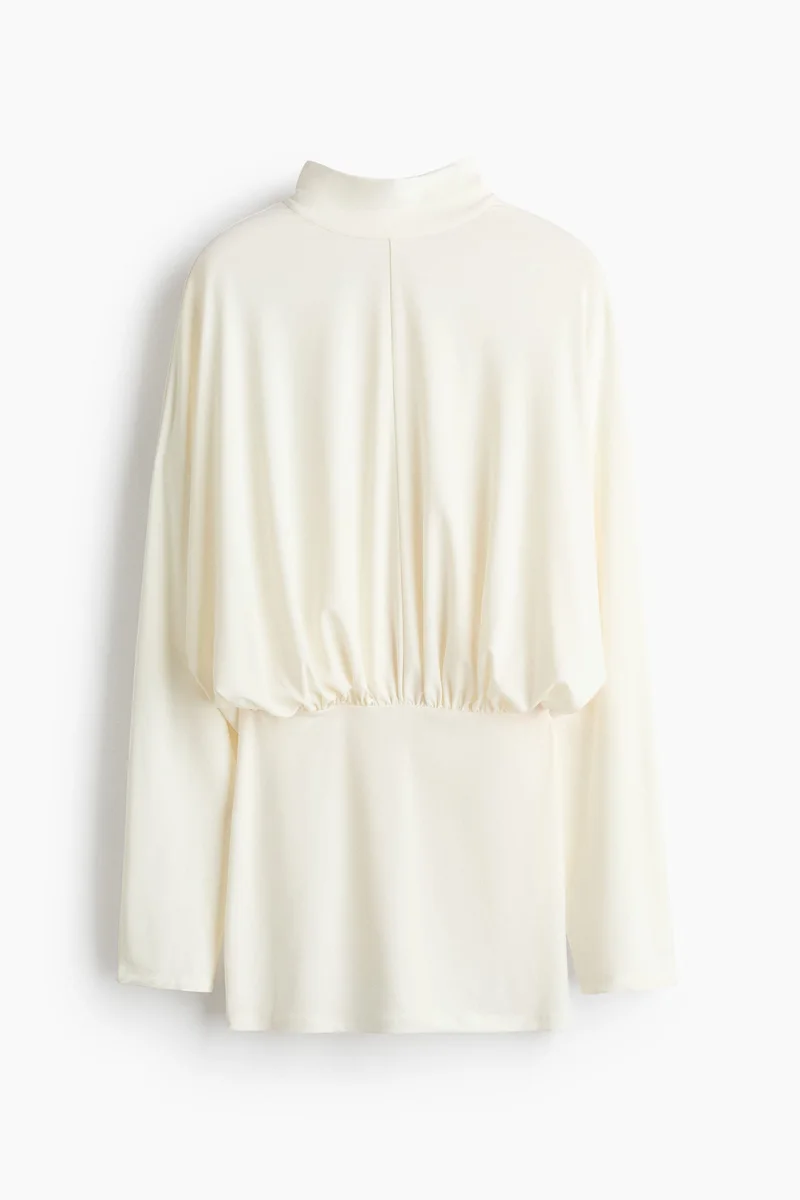 H&M  Batwing-sleeved tie-detail dress for Women | Best Price UAE