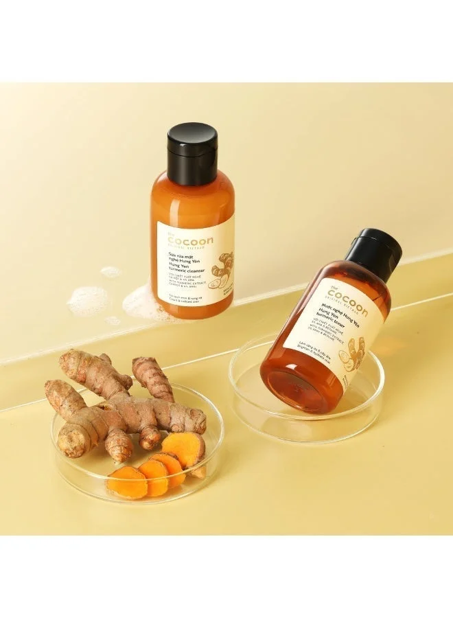 The Cocoon Original Vietnam 140ml The Cocoon Hung Yen Turmeric Toner, 5% AHA Brightening Facial Toner, Alcohol Free Hydrating Skin Exfoliator, Betaine Dark Spot Corrector, Vegan Skincare, Acne Scar Treatment, Glowing Face Care  | Best Price UAE