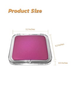 SNOWFLAKES SNOWFLAKES Magnifying Compact Travel Mirror -1x/10x Pocket Mini Small Purses Mirror  (Purple)  - Image 4