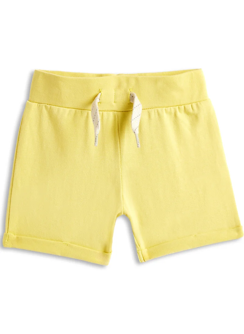 Dirkje Dirkje Boys Set - Stripes T-shirt with cute animals Embroidered & Shorts
