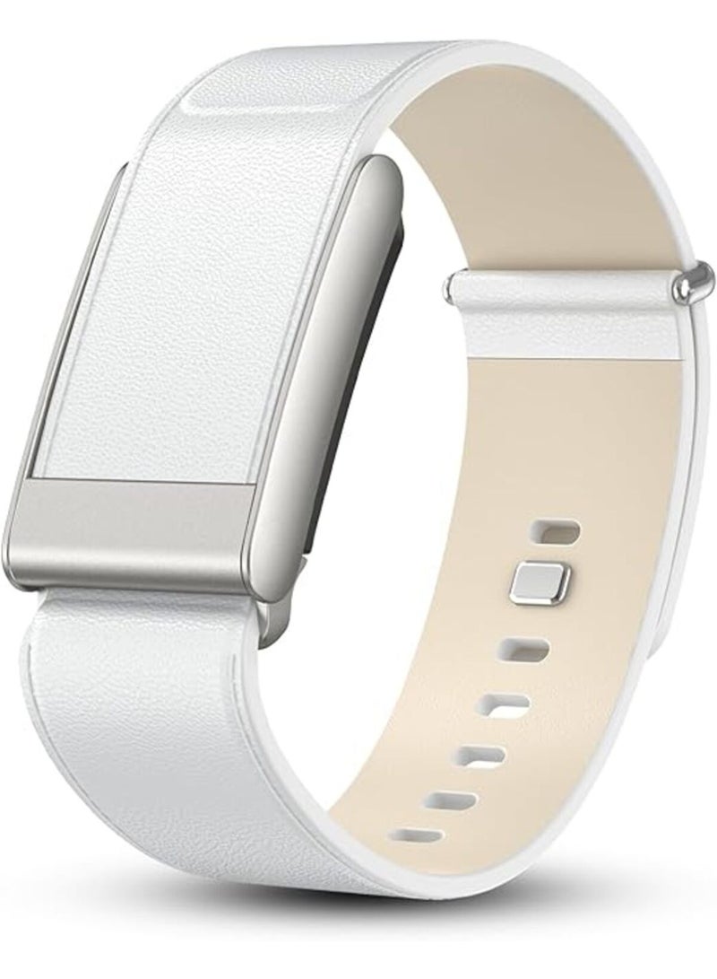 TEMPO Leather Band Compatible with WHOOP 5.0 One & Peak Wearable Health | Breathable, Durable & Secure Fit Strap and Adjustable Wristband Replacement Strap with U Shaped Connector Easy to Use and Perfect for Every Occasion | NOT for Gen 4 - Image 1