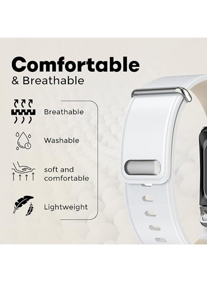 TEMPO Leather Band Compatible with WHOOP 5.0 One & Peak Wearable Health | Breathable, Durable & Secure Fit Strap and Adjustable Wristband Replacement Strap with U Shaped Connector Easy to Use and Perfect for Every Occasion | NOT for Gen 4 - Image 2