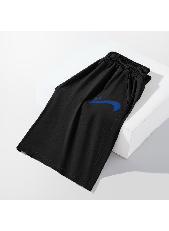 Noble bird Boys' Summer Quick-dry Shorts, Lightweight Breathable Sports Pants, Mid-to-large Kids' Outdoor Quick-dry Shorts With Printed Patterns, 5-inch Inseam Shorts - Image 2