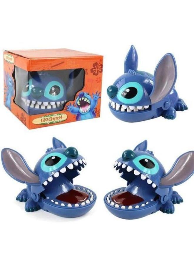 Stitch Giant Teeth Biting Finger Game Toy – Large Size Dentist-Style Fun for Kids (Blue) - Image 1