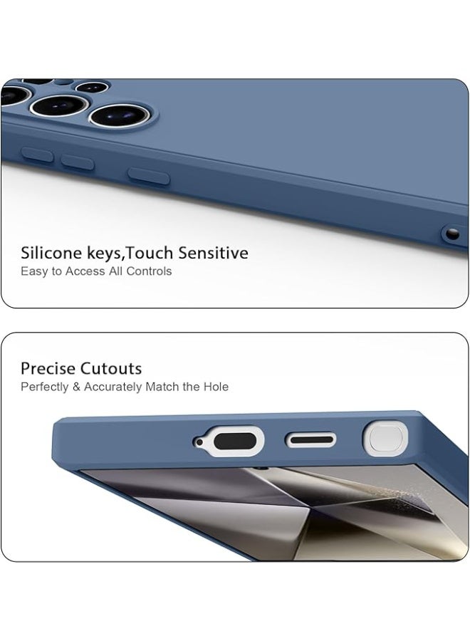 Lynacz Original Soft Silicone Cases for Samsung Galaxy S25 Ultra 5G,[Military Grade Drop Protection] [Anti-Scratch Microfiber Lining] Shockproof Slim Cover for Samsung Galaxy S25 Ultra (Lavender Grey) - Image 2