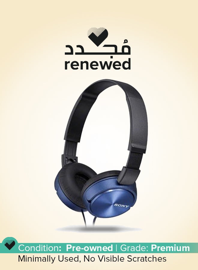Sony Renewed - ZX Series MDR-ZX310AP Headband Stereo Headset blue - Image 1
