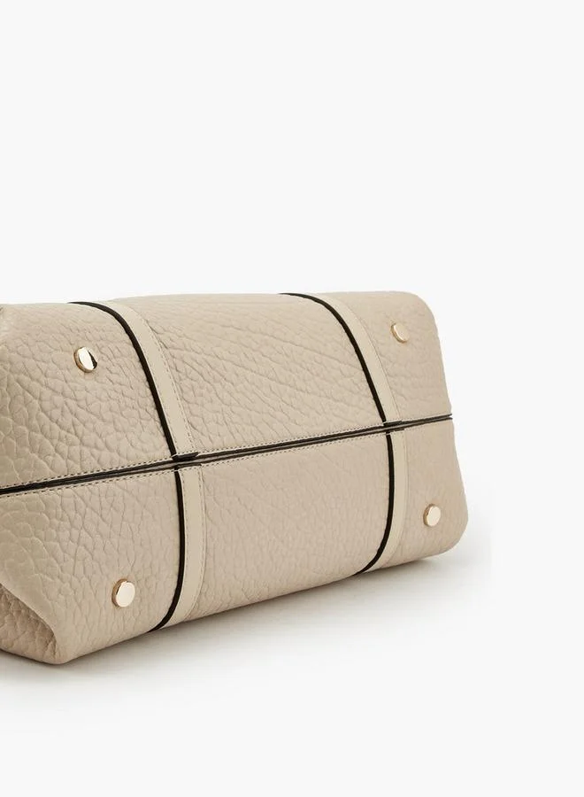 Celeste IVORY Textured Tote Bag With Pouch for Women | Best Price UAE