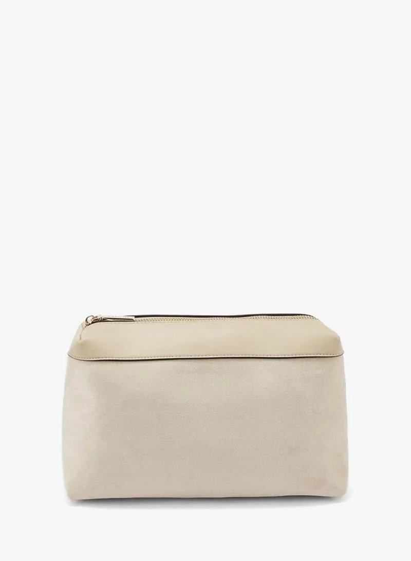 Celeste IVORY Textured Tote Bag With Pouch for Women | Best Price UAE