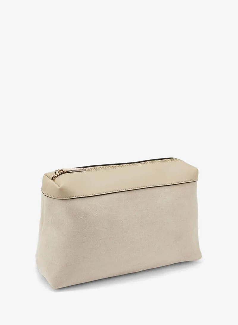 Celeste IVORY Textured Tote Bag With Pouch for Women | Best Price UAE
